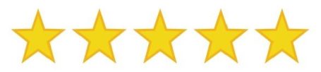5 Sterne Bewertung